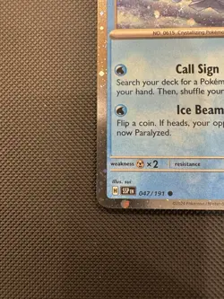 Cryogonal 047/191 Pokemon TCG Holiday Calendar 2025 Festive Stamp Promo Card NM - Image 3