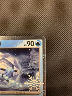 Cryogonal 047/191 Pokemon TCG Holiday Calendar 2025 Festive Stamp Promo Card NM - Image 5