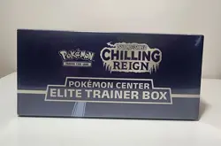 Pokemon 2021 Chilling Reign Ice Rider Calyrex ETB Elite Trainer Box SEALED - Image 4