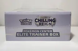 Pokemon 2021 Chilling Reign Ice Rider Calyrex ETB Elite Trainer Box SEALED - Image 5