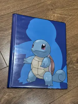 Squirtle Pokemon Ultra Pro A4 9-Pocket Card Portfolio Folder Holds 180 Cards - Image 1