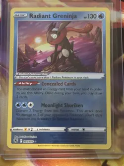 Pokemon Radiant Greninja 046/189 Astral Radiance Radiant Rare Holo 130 HP Eng - Image 1