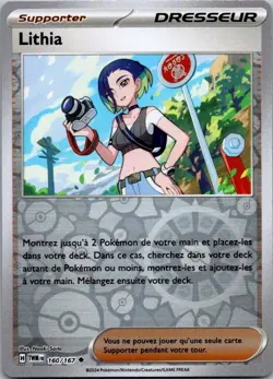 Carte Pokemon Dresseur Lithia 160/167 Reverse 2024 - Image 1