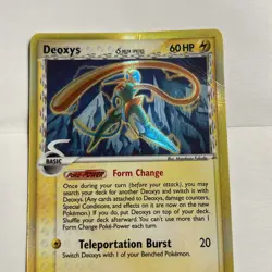Pokemon Deoxys EX Holon Phantoms 6/110 Delta Species Rare Lightning HP 60 EN - Image 2