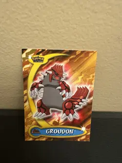 Groudon #33 Pokemon Topps Advanced Challenge 2004 RARE Vintage - Image 1
