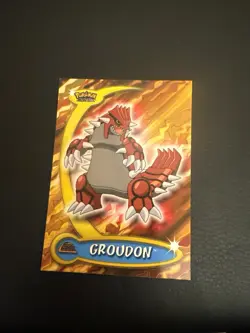 Groudon #33 Pokemon Topps Advanced Challenge 2004 RARE Vintage - Image 4