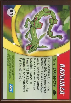 Rayquaza Non-Holo 54 NM/NM- Topps Advanced Challenge Pokemon - Image 2