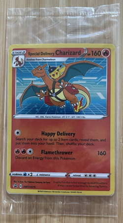Pokemon Special Delivery Charizard SWSH075 Sealed Promo Holo - Image 1