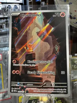 2023 Pokemon Charmander 168/165 Scarlet & Violet 151 Illustration Rare - Image 1