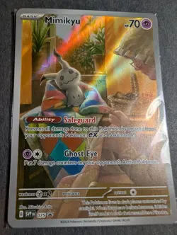SEALED Pokemon Mimikyu SVP 075 - Holo Black Star Promo - Image 1