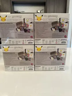 Lot Of 4 Pokemon 25th Anniversary Celebrations Elite Trainer Box (ETB) Sealed - Image 2