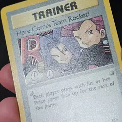 2000 POKEMON ROCKET 1ST ED #15 HERE COMES TEAM ROCKET! HOLO NM 15/82 - Image 5