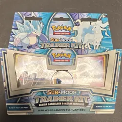 Pokemon Sun & Moon Trainer Kit Alolan Sandslash & Alolan Ninetales 2-Player Set - Image 1