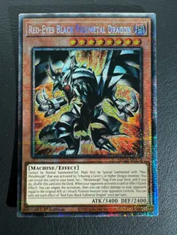 Red-Eyes Black Fullmetal Dragon (Quarter Century Secret Rare) Rage of the Abyss - Image 1