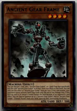 Ancient Gear Frame Rare Legendary Duelists: Ancient Millennium LED2-EN030 LP - Image 1
