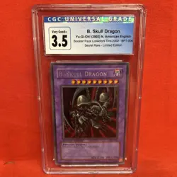2002 Yu-Gi-Oh B. Skull Dragon BPT-006 Secret Rare CGC 3.5 Limited - Image 1