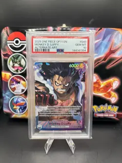 PSA 10 – 2025 ONE PIECE OP11-A FIST OF DIVINE SPEED 040 MONKEY D. LUFFY ALT ART - Image 1