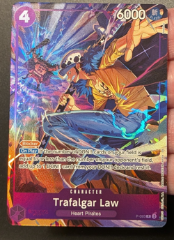 One Piece Trafalgar Law P-093 (Illustration Box 6) Alt Art Promo - Image 1