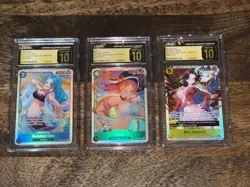 2026 The Azure Sea's Seven Nami, Boa Hancock & Nefeltari Vivi SR CGC 10 Pristine - Image 1