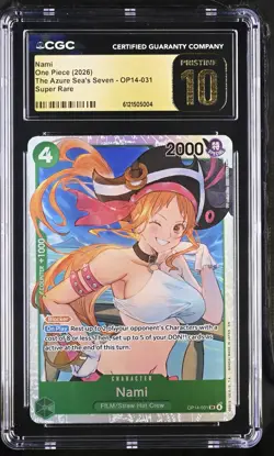 2026 The Azure Sea's Seven Nami, Boa Hancock & Nefeltari Vivi SR CGC 10 Pristine - Image 2