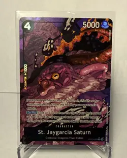 One Piece ~ St. Jaygarcia Saturn OP13-083 (Alt Art) Rare ~ Carrying on His Will - Image 1