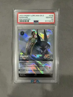 Disney Lorcana - Namaari - Morning Mist - Enchanted - PSA 10 - Image 1