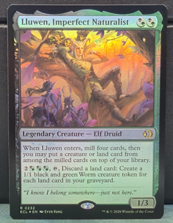 Lluwen, Imperfect Naturalist R FOIL 0232 Rare Lorwyn Eclipsed Near Mint Card - Image 1