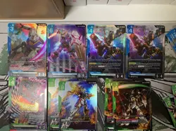 Gundam TCG GD01 New Type Rising Huge Lot C,U,R,LR + ST01/02/04 C+ 500+ Cards!! - Image 3