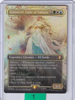 Galadriel Light of Valinor (#498)(Borderless) FOIL * The Lord of the Rings MTG - Image 1