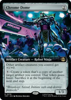 MTG TMNT - Chrome Dome (Extended Art) NM - Image 1
