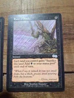Rain of Filth Urza's Saga Black Uncommon MAGIC MTG CARD X3 - Image 4