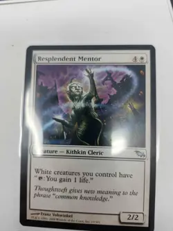 Resplendent Mentor *Kithki Tribal* NearMint NM *ACTUAL PHOTO* !0 DAY HANDLING!! - Image 1