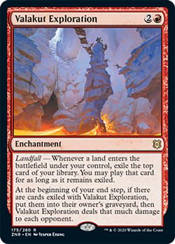 PREORDER Valakut Exploration, Zendikar Rising, MTG, NM/M - Image 1