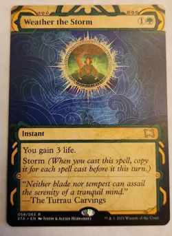 Weather the Storm Strixhaven: Mystical Archives Regular Rare NM+ - Image 1