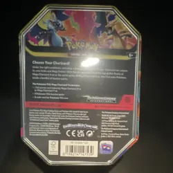 Pokemon Mega Charizard Tin 2023 Foil Promo Card 4 Booster Packs English - Image 2