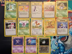 WOTC Pokemon RARES Non Holo (13 Total) Raichu Haunter Etc PLAYED (Lot 252) - Image 1
