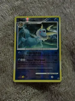 Pokemon Vaporeon TCG Card Majestic Dawn Rare Holo 90 HP 19/100 2008 - Image 3