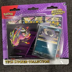 Pokemon Ascended Heroes Tech Sticker Collection 3-Pack Gastly Promo - Sealed - Image 1