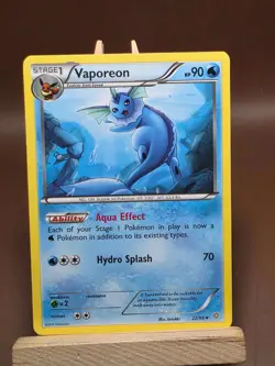 Pokemon MP Vaporeon Uncommon XY - Ancient Origins 22/98 - Image 1