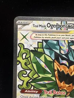 Teal Mask Ogerpon Ex SVP 166 NM/M SVP Black Star Promo Pokemon TCG - Image 2