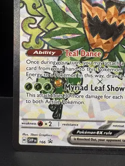 Teal Mask Ogerpon Ex SVP 166 NM/M SVP Black Star Promo Pokemon TCG - Image 5