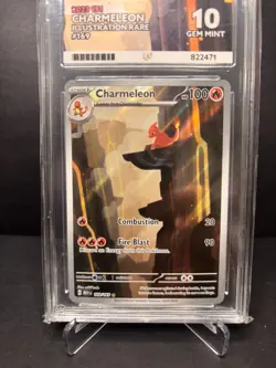 Pokemon TCG Charmeleon 169/165 Scarlet Violet 151 Ace Grade Gem Mint 10 - Image 3