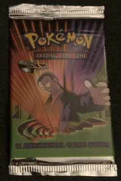 SEALED Pokemon Gym Challenge Heavy! Booster Pack - Image 1