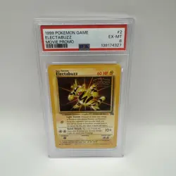 1999 Pokemon The First Movie Electabuzz Black Star Promo #2 PSA 6 - Image 1