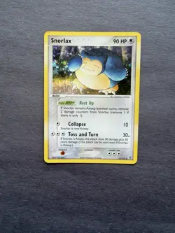 2004 POKEMON EX FIRE RED & LEAF GREEN #15 SNORLAX-HOLO See Pics - Image 1