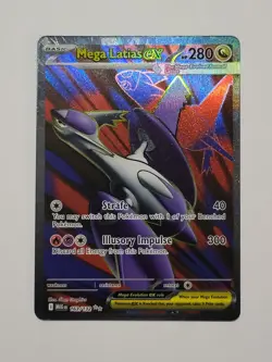 Mega Latias ex 163/132 Illustration Rare Pokemon Mega Evolution NM - Image 1