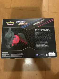 Crown Zenith Pokemon TCG Regidrago V Box with 4 Booster Packs - Image 2