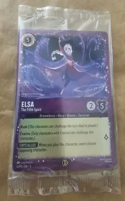 Elsa - The Fifth Spirit 6 Disney Lorcana Promo Cards Holo - Image 1