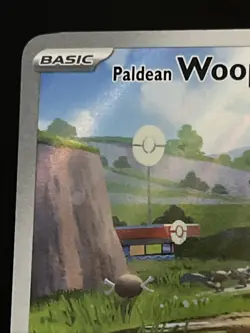 Paldean Wooper 102/094 Pokemon Illustration Rare ME02: Phantasmal Flames Card NM - Image 3