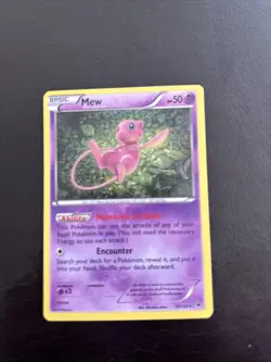 Pokemon Mew TCG Holo Rare Card 29/124 XY Fates Collide 2016 - Image 1